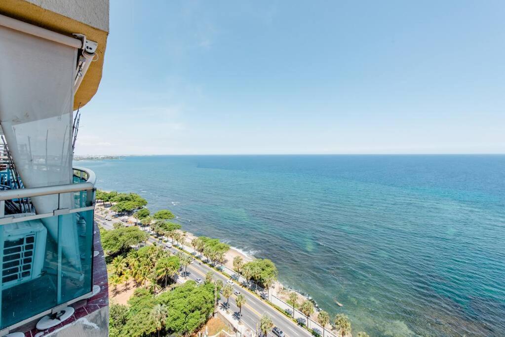Habitacion Privada Con Vista Al Mar Ambar, Malecon Santo Domingo Exterior foto